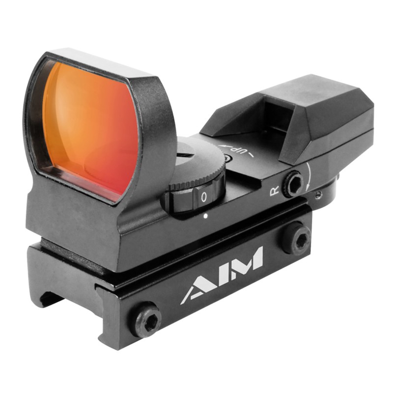 Aim Sports RT401 Reflex Sight Classic Edition Matte Black 1x34mm Red Multi Reticle