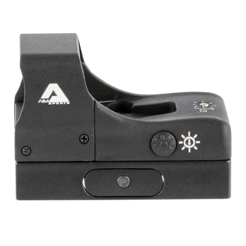 Aim Sports RT5C1 Compact Reflex Sight  Matte Black 1x27mm 3.5 MOA Red Dot