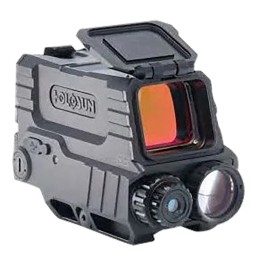 Holosun DRSNV DRSNV  Black Anodized 1x8x 1.25 x 0.98 2 MOA Red Dot65 MOA Circle Multi Reticle Fusion Night Vision Overlay