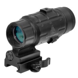 UTG SCPMF3WEQS 3x Magnifier  Black Anodized 37 mm