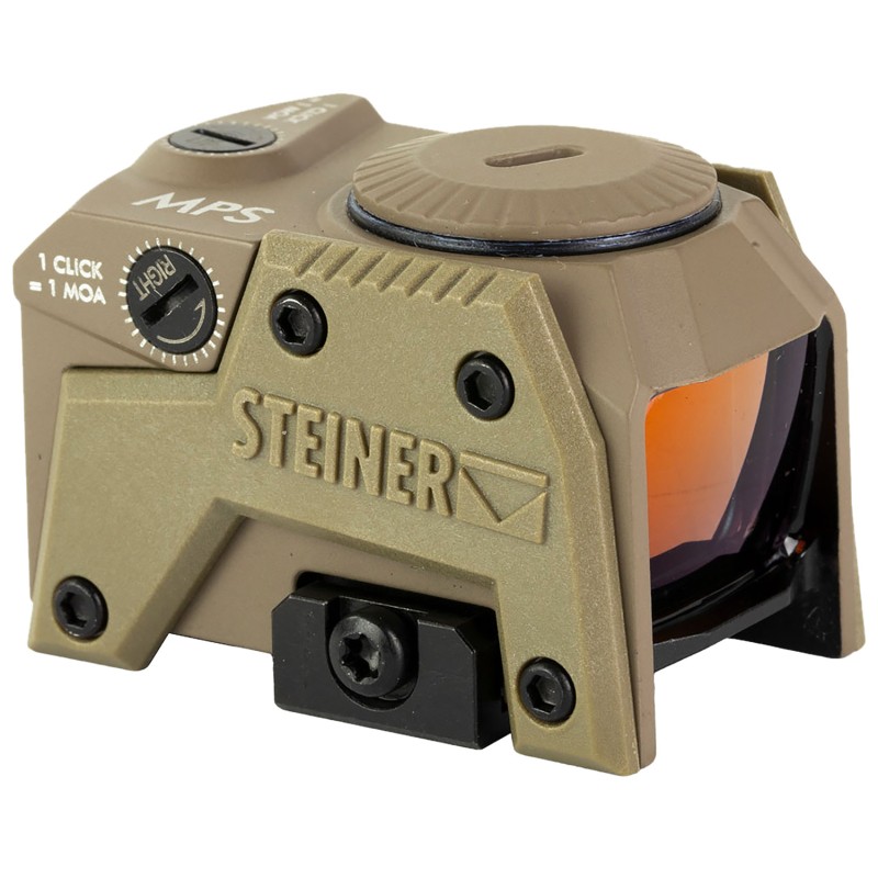 Steiner 8700MPSFDE Micro Pistol Sight  Flat Dark Earth 1 x 20 mm x 16 mm 3.3 MOA Red Dot