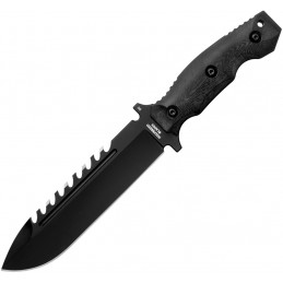 Large Survival Knife Black