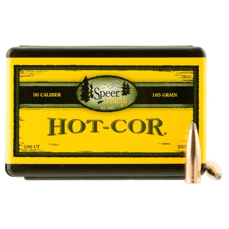 Speer 2035 Rifle Hunting HotCor .308 165 gr Spitzer Soft Point