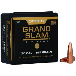 Speer 2038 Grand Slam  30Cal 165gr Soft Point 50 Per Box5 Case