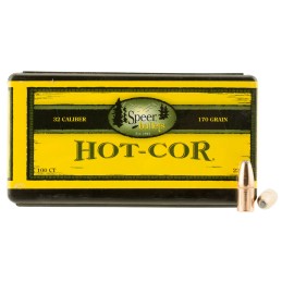 Speer 2259 HotCor  32Cal 170gr Soft Point Flat Nose 100 Per Box5 Case