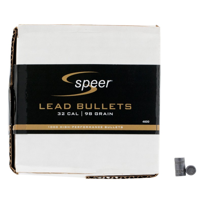 Speer 4600 Handgun  32Cal 98gr Lead Wadcutter 1000Box