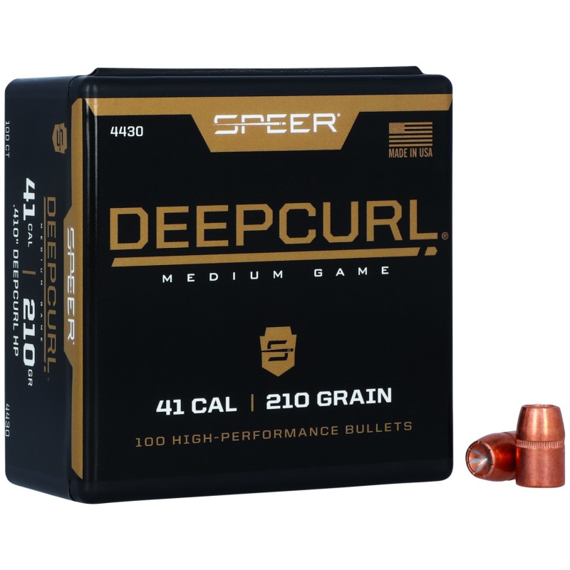 Speer 4430 DeepCurl  41Cal 210gr Hollow Point 100 Per Box5 Case