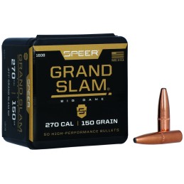 Speer 1608 Grand Slam  270Cal 150gr Soft Point 50 Per Box5 Case