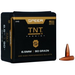 Speer 1445 TNT  6.5Creedmoor 90gr Jacketed Hollow Point 100 Per Box5 Case