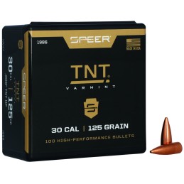 Speer 1986 TNT  30Cal 125gr Jacketed Hollow Point 100 Per Box5 Case