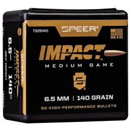 Speer TB264H1 Impact  6.5Creedmoor 140gr Speer Impact 50 Per Box5 Case