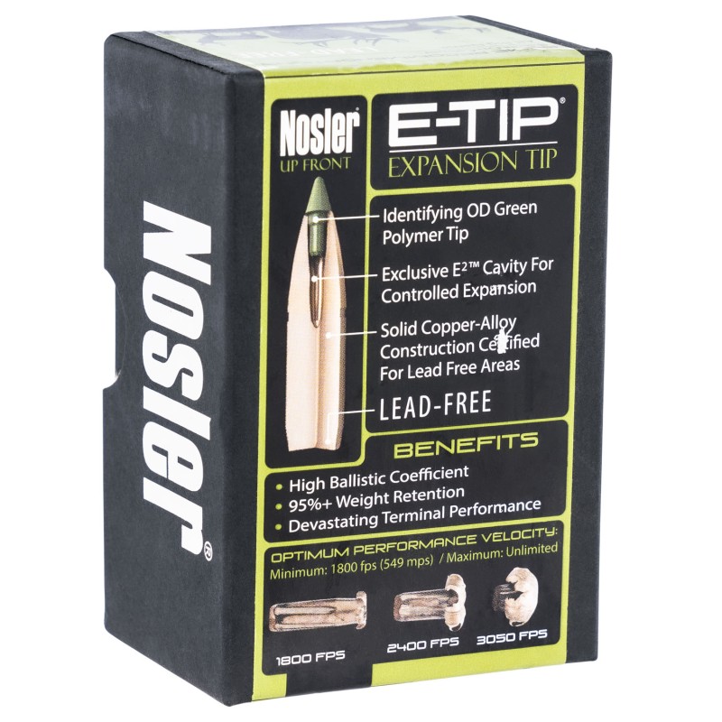 Nosler 59765 ETip  6.5Creedmoor 120gr Spitzer 50Box