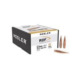 Nosler 53505 RDF Match 6.5Creedmoor 130gr Hollow Point Boat Tail 100Box