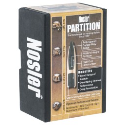 Nosler 16321 Partition  6.5Creedmoor 140gr Spitzer 50Box