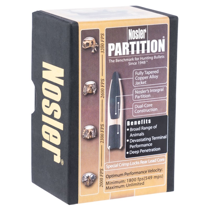 Nosler 16326 Partition  7mm 150gr Spitzer 50Box