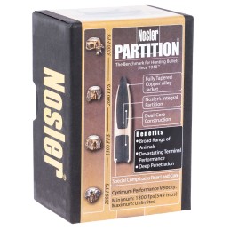 Nosler 16331 Partition  30Cal 180gr Spitzer 50Box