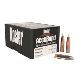 Nosler 54765 AccuBond  270Win 140gr Spitzer Point 50Box