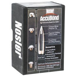 Nosler 54618 AccuBond  30Cal 200gr Spitzer Point 50Box