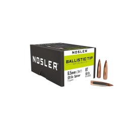 Nosler 26120 Ballistic Tip  6.5mm 120gr Spitzer 50Box