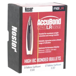 Nosler 58943 AccuBond Long Range 6.5Creedmoor 129gr Spitzer Point 100Box