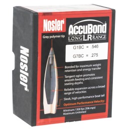 Nosler 58734 AccuBond Long Range 7mm 150gr Spitzer Point 100Box