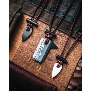 Viking Spark Necklace Black