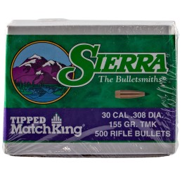 Sierra 7755C Tipped MatchKing  30Cal 155gr Tipped MatchKing 500Box