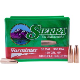 Sierra 2136 Varminter  308Win 150gr Hollow Point 100Box