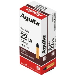 Aguila 1B220504 Target  Range Rimfire 22Win 45gr Lead Round Nose 50 Per Box100 Case