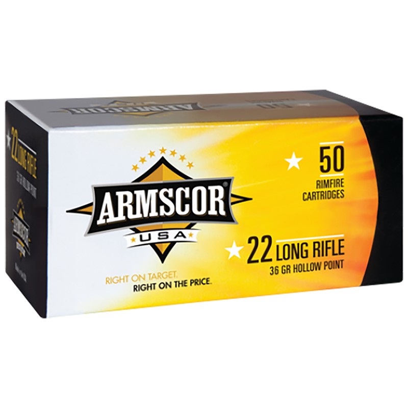 Armscor 50015PH Precision  22LR 36gr High Velocity Hollow Point 50 Per Box100 Case