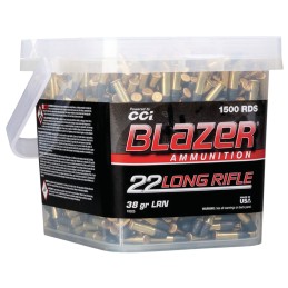 CCI 10025 Blazer Rimfire 22LR 38gr Lead Round Nose 1500Box