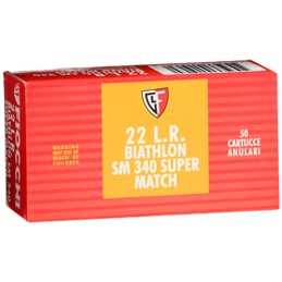 Fiocchi 22SM340 Exacta Super Match 22LR 40gr Round Nose 50 Per Box100 Case