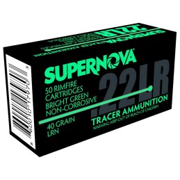 Piney Mountain Ammunition PMSN22LRG Green Tracer NonCorrosive 22LR 40gr Lead Round Nose 50 Per Box100 Case