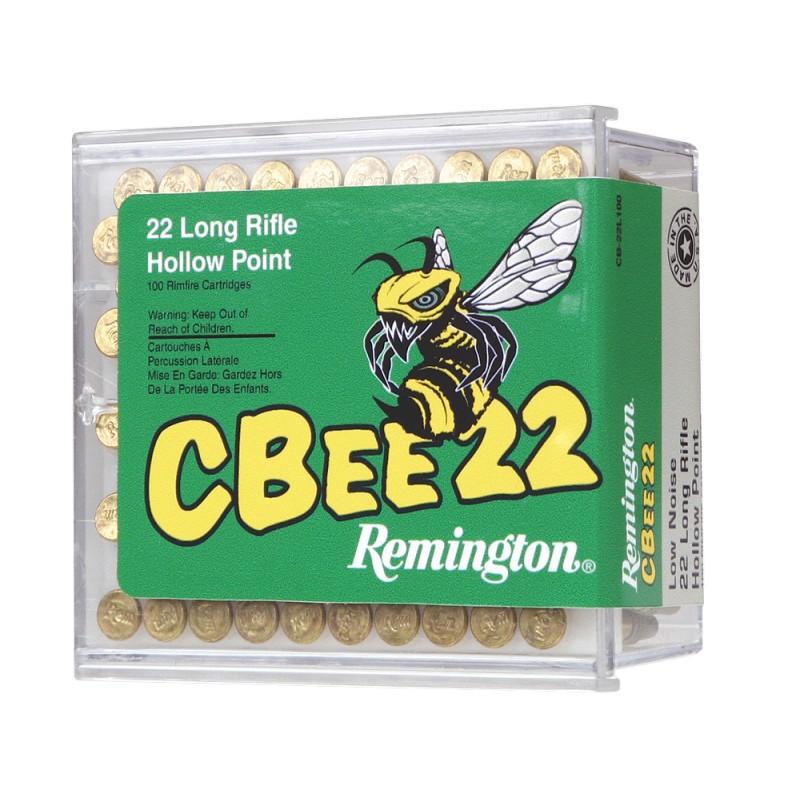 Remington Ammunition 21119 Cbee Rimfire 22LR 33gr Hollow Point 100 Per Box50 Case