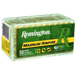 Remington Ammunition 21172 Magnum Rimfire  22WMR 40gr Pointed Soft Point 50 Per Box40 Case