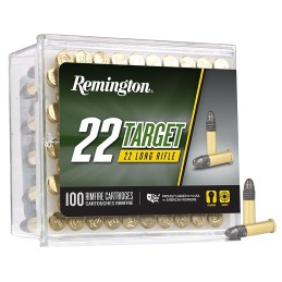 Remington Ammunition 21022 Target Rimfire 22LR 40gr Round Nose 50 Per Box100 Case