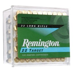 Remington Ammunition 21284 22 Target  22LR 40gr Round Nose 100 Per Box50 Case