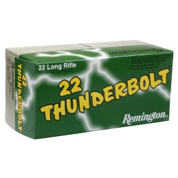 Remington Ammunition 21238 Thunderbolt Rimfire 22LR 40gr Round Nose 50 Per Box100 Case