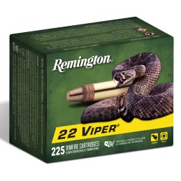 Remington Ammunition 21239 Viper  22LR 36gr Truncated Cone Solid 225 Per Box10 Case