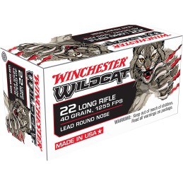 Winchester Ammo USA22LR USA Wildcat 22LR 40gr Lead Round Nose 5000rds Sold by the case