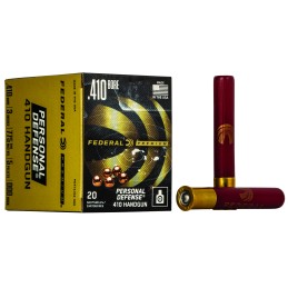 Federal PD413JGE000 Premium Personal Defense 410Gauge 3 5Pellets 000BuckShot 20 Per Box10 Case