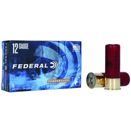 Federal F13000 PowerShok Magnum 12Gauge 2.75 12Pellets 1 716oz 00BuckShot 5 Per Box50 Case