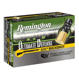 Remington Ammunition 20681 Ultimate Defense Buckshot 20Gauge 2.75 3Buck Shot 5 Per Box20 Case