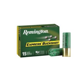 Remington Ammunition 26876 Express Buckshot 12Gauge 2.75 00Buck Shot 15 Per Box5 Case