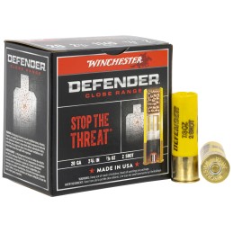 Winchester Ammo S202PD25 Defender  20Gauge 2.75 78oz 2Shot 25 Per Box10 Case