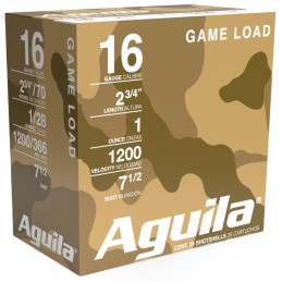 Aguila 1CHB1617 Birdshot Standard Velocity 16Gauge 2.75 1oz 7.5Shot 25 Per Box10 Case