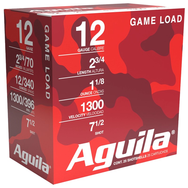 Aguila 1CHB1327 Competition Game  Target 12Gauge 2.75 1oz 7.5Shot 25 Per Box10 Case