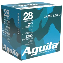 Aguila 1CHB2837 Birdshot Standard Velocity 28Gauge 2.75 1oz 7.5Shot 25 Per Box20 Case