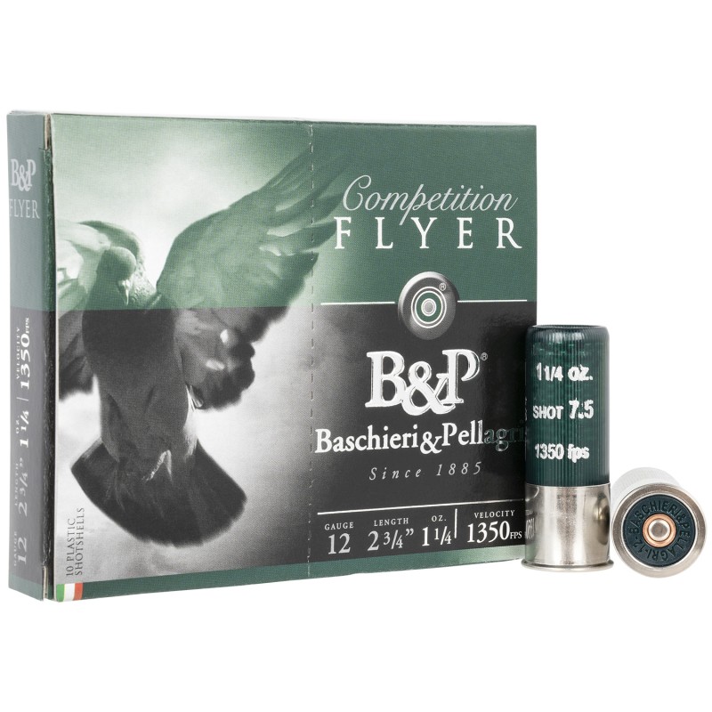 BP 12B14PH7 Competition Flyer 12Gauge 2.75 1 14oz 7.5Shot 10 Per Box10 Case