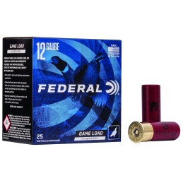 Federal H1264 GameShok High Brass 12Gauge 2.75 1 14oz 4Shot 25 Per Box10 Case